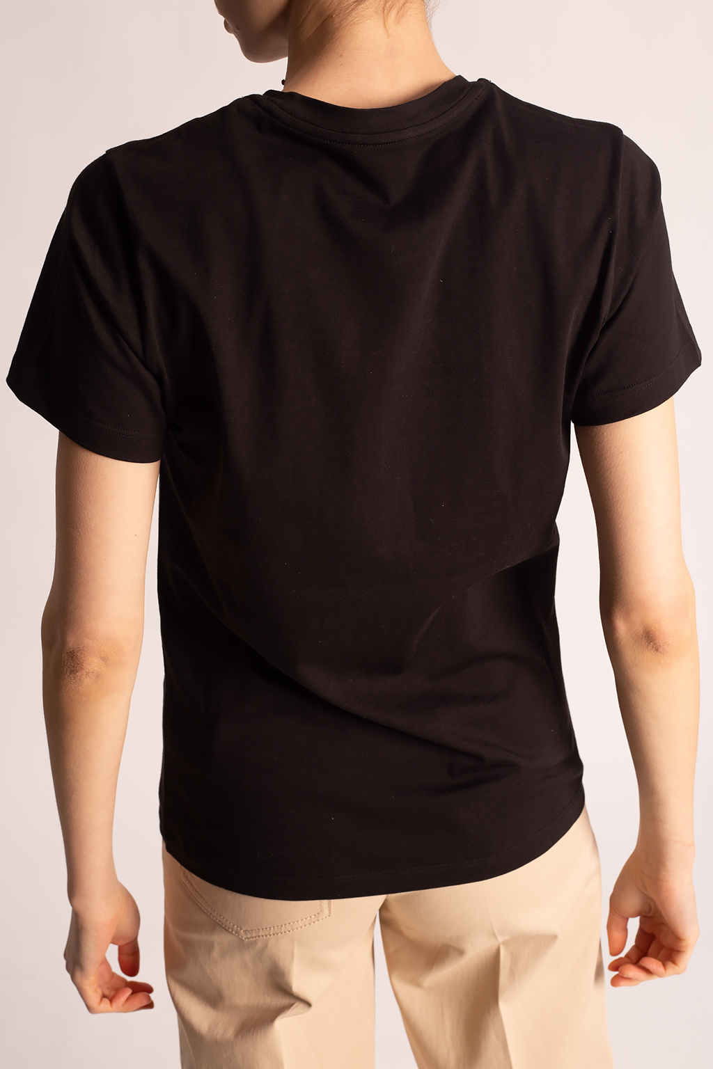 【送料&関税込】Moncler Silk T-shirt deer-print silk shirt | SchaferandweinerShops | Moncler